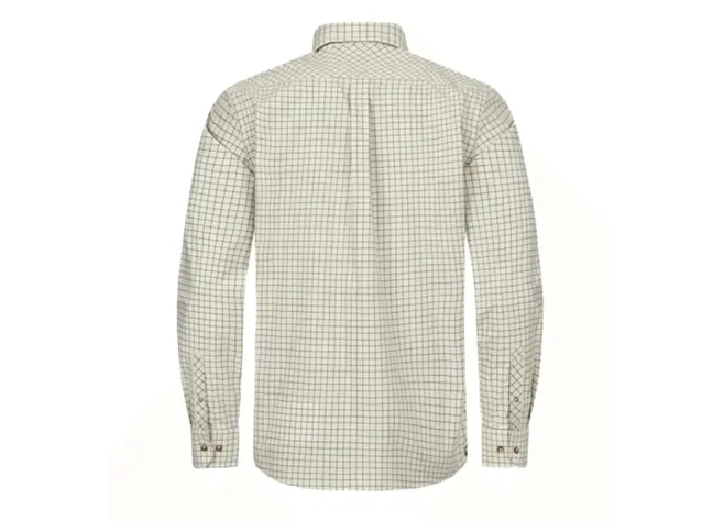 Сорочка Sauer Shirt Men 23 Creme/Dark Brown Checked Фото 2
